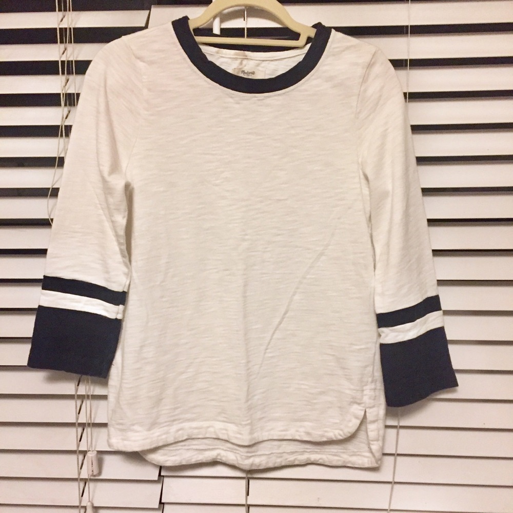 Madewell Black and White Top